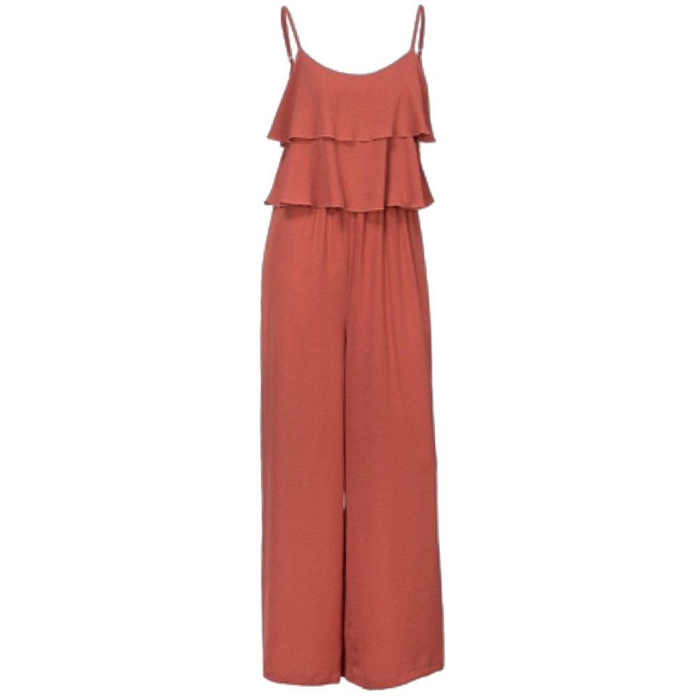 NWT sleeveless rust colored jumpsuit